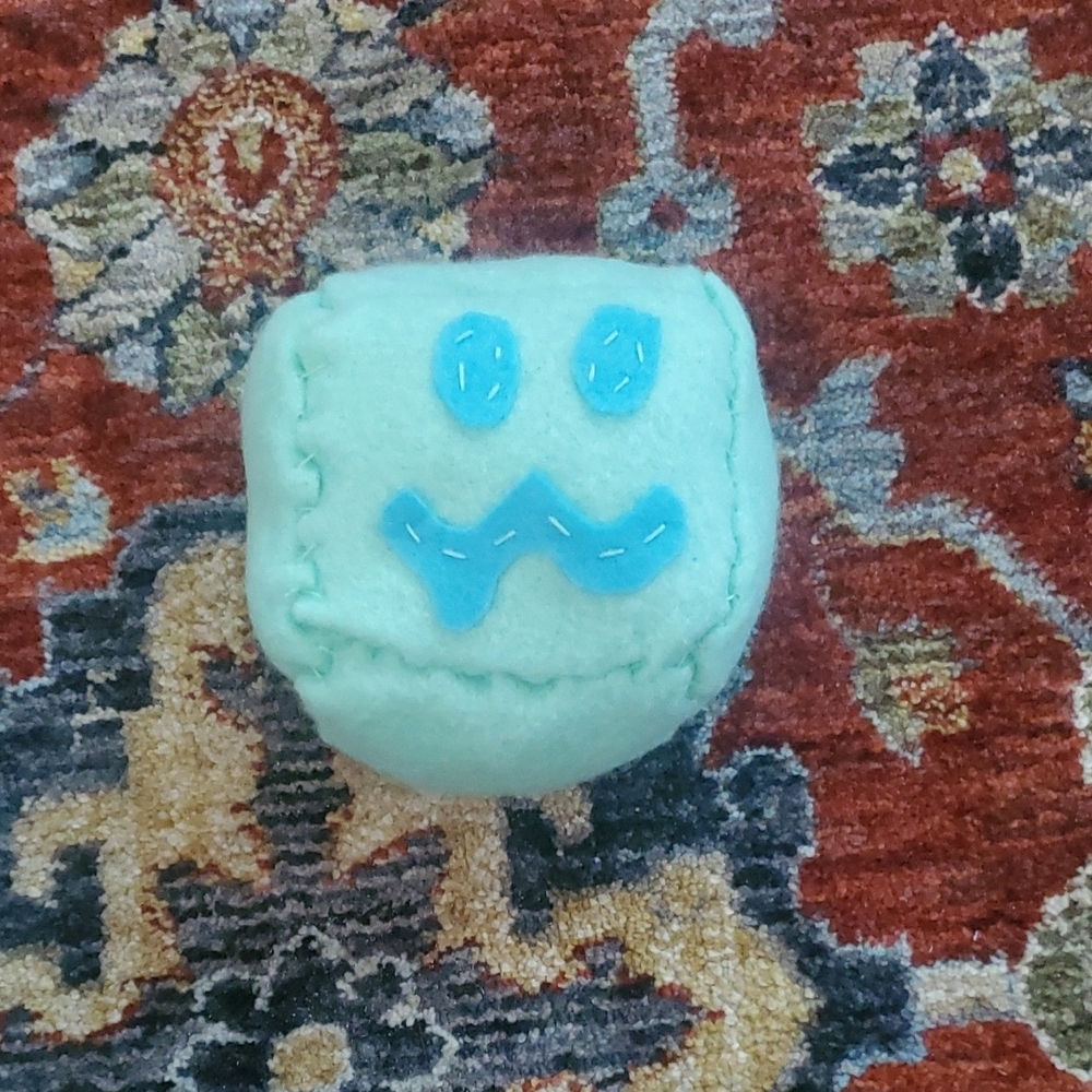 Handmade Plush Toy - Light Blue